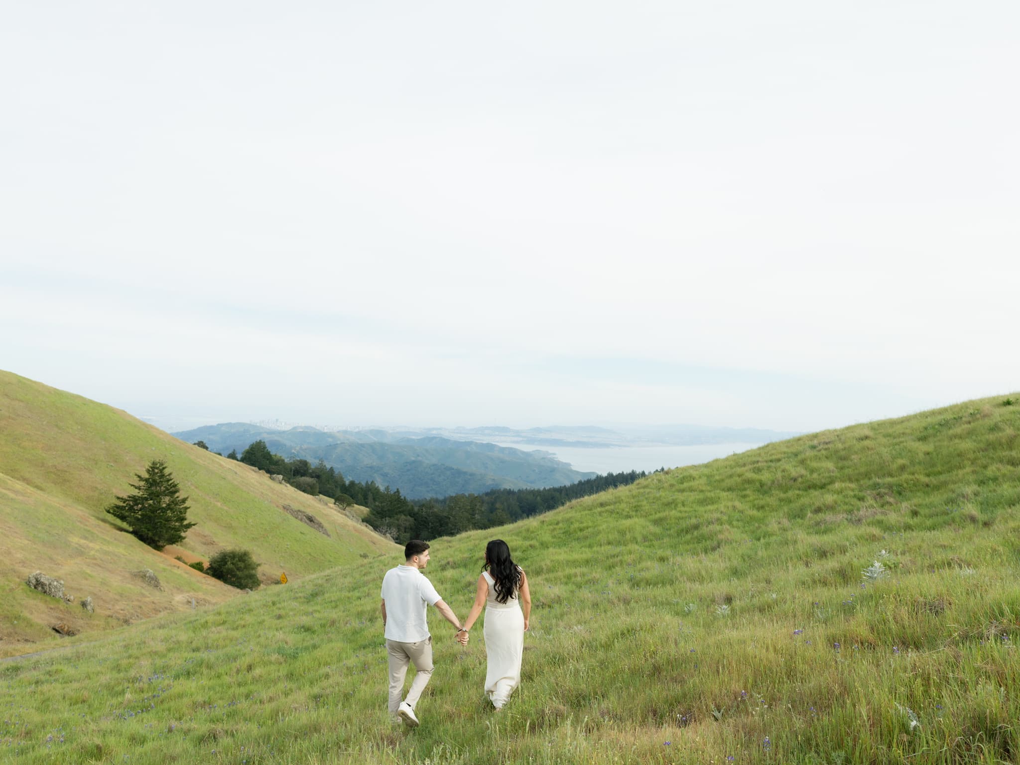 Gera and Lyna on the hillside